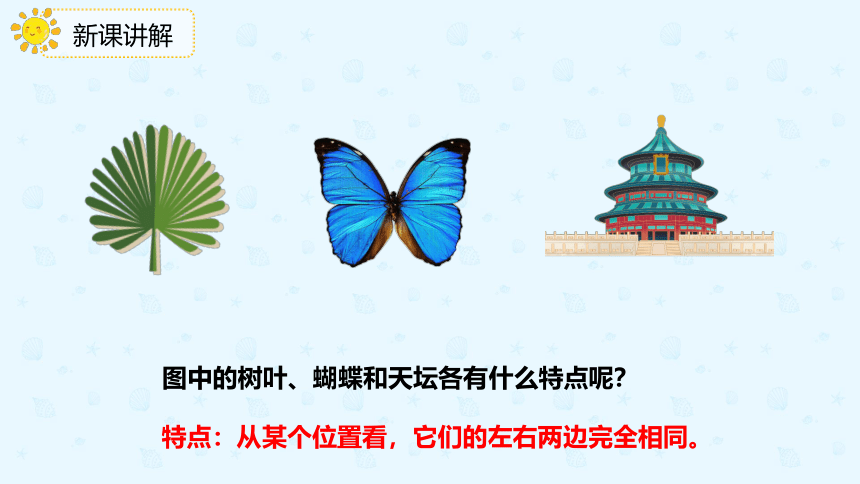 人教版数学 二年级下册3.1 对称现象和对称轴图形 课件（共20张PPT）