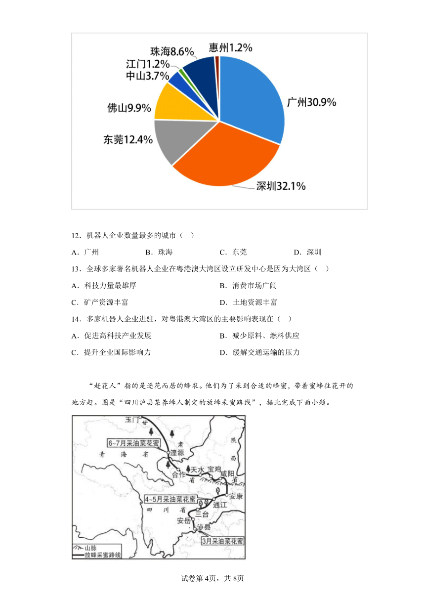 2023年四川省巴中市中考地理真题（含答案）