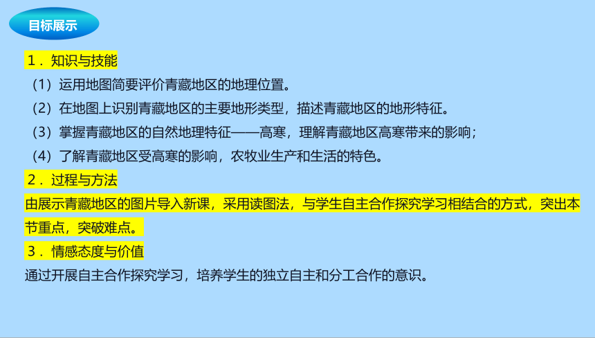 中图版（北京）地理七年级下册8.3.1青藏地区课件(共25张PPT)