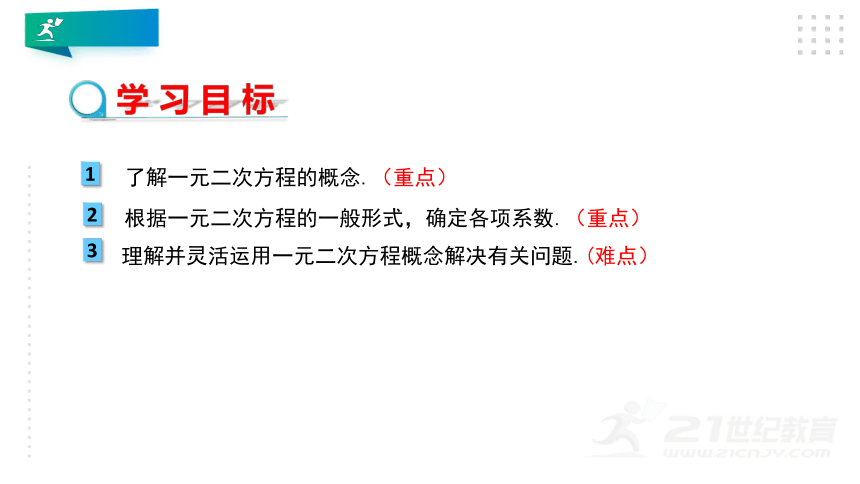 2.1.1 一元二次方程 课件（共19张PPT）