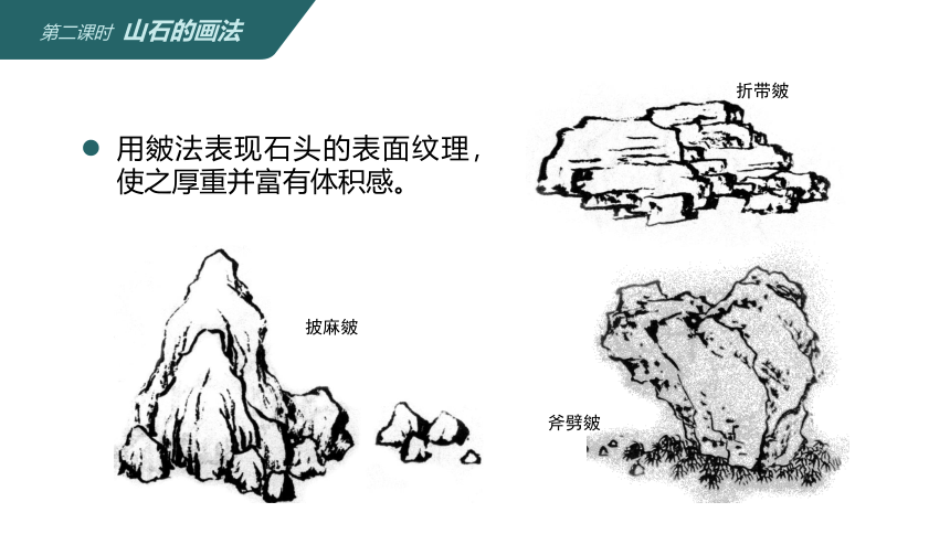 第3课《寄情山水》第2课时山石的画法 课件 2022—2023学年湘美版美术八年级上册(共22张PPT)