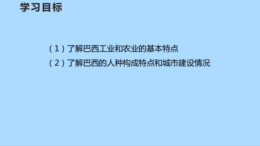 湘教版地理七年级下册8.6.2巴西课件(共25张PPT)