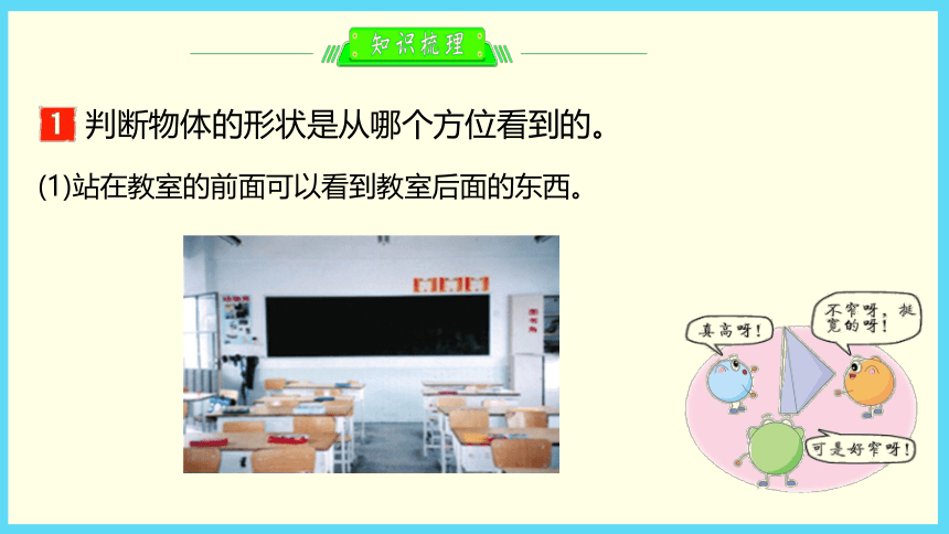 小学数学苏教版二年级上第7单元　观察物体 课件（13张ppt）