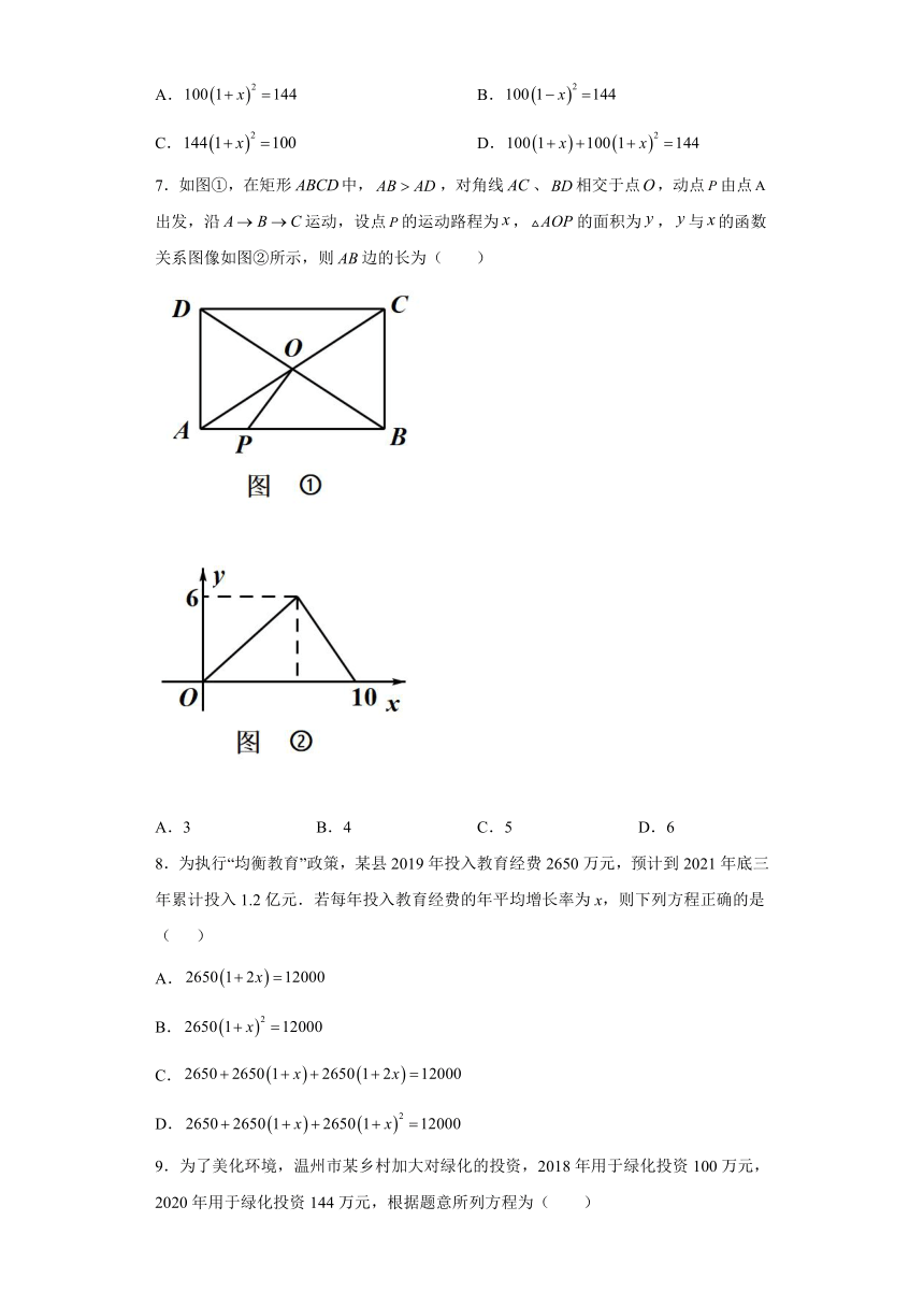 1.4用一元二次方程解决问题 同步训练 2021-2022 学年苏科版 九年级上册（word版含答案）