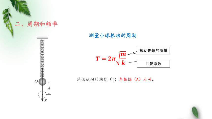 人教版(2019)新教材高中物理选择性必修1  2.2 简谐运动的描述(1)课件(共14张PPT)