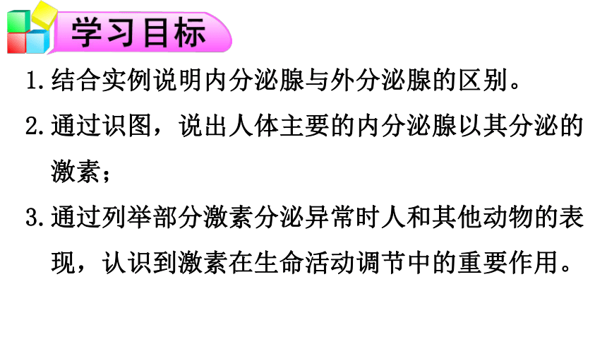 5.1 人体的激素调节 -2022-2023学年七年级下册生物同步备课课件（济南版）