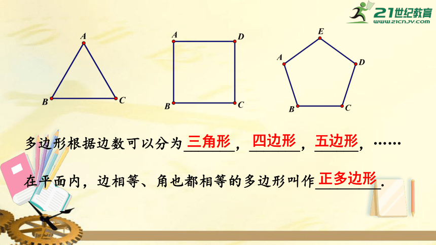 2.1 多边形 第1课时 多边形的内角和  课件（共25张PPT）