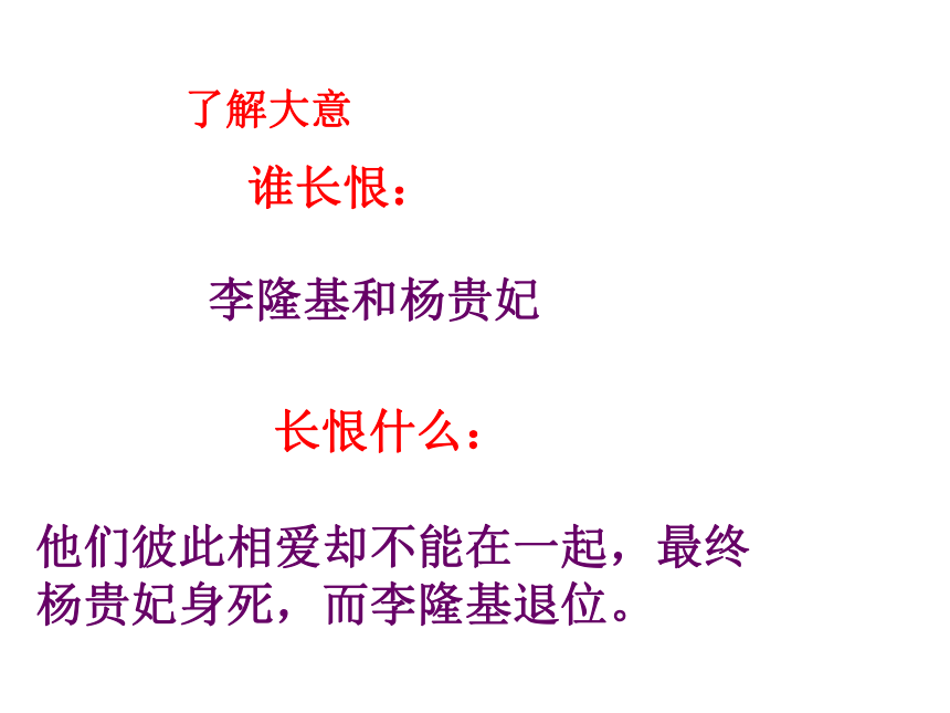人教高中语文选修《中国古代诗歌散文欣赏》第一单元《长恨歌》课件（61张ppt）