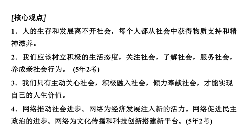 2023年中考江西省专用道德与法治一轮知识点梳理　走进社会生活 课件(共55张PPT)