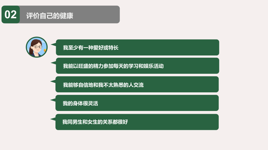 8.3.1人教版评价自己的健康状况课件(共22张PPT)