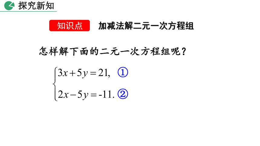 北师大版数学八年级上册5.2 求解二元一次方程组课件（第2课时 27张）
