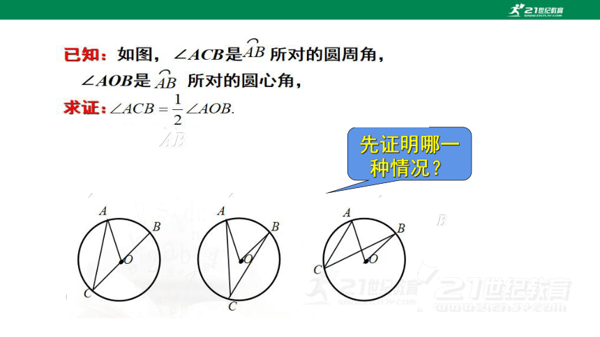 3.4.1 圆周角与圆心角的关系（1）课件(共28张PPT)