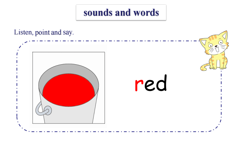 Unit 2 Colors Sounds and words 课件(共20张PPT)