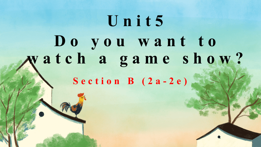 （新课标）Unit 5 Do you want to watch a game show? Section B (2a-2e)  课件（20张PPT）