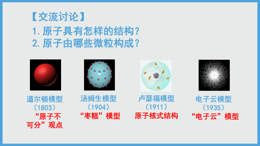 2021-2022学年初中化学人教版九年级上册 第三单元 课题2 第1课时 原子的构成与核外电子排布 课件（33张PPT）