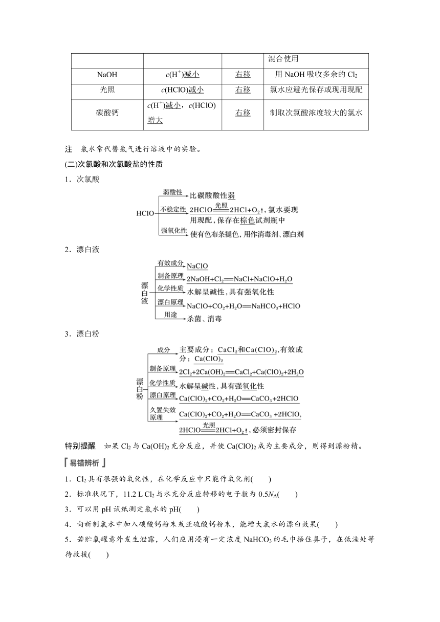 2023年江苏高考 化学大一轮复习 专题4 第一单元 第1讲　氯及其重要化合物（学案+课时精练 word版含解析）