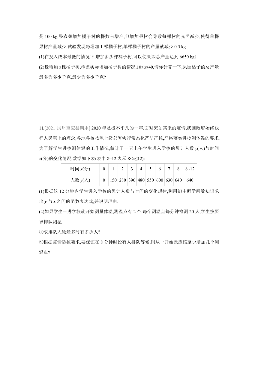 苏科版数学九年级下册 5.5 第1课时 利用二次函数解决最值问题 同步课时练习（word版 含解析）