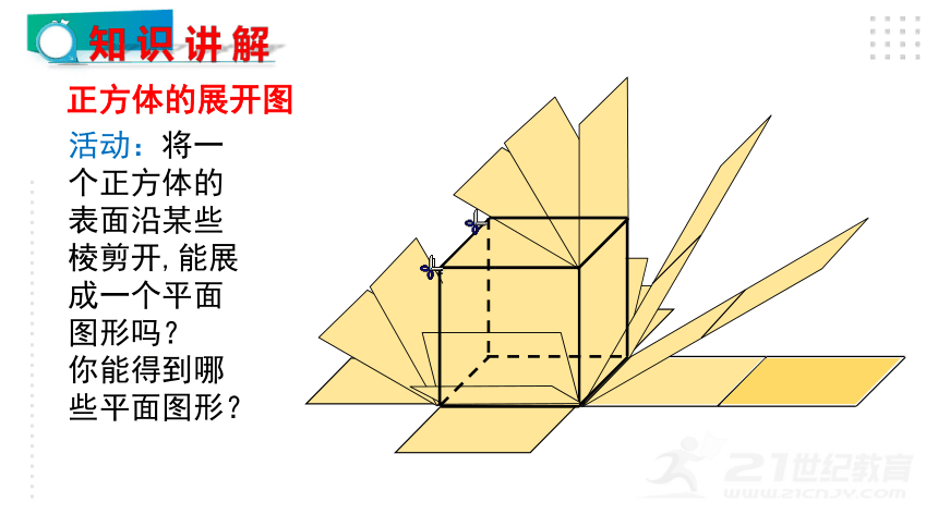 1.2.1 正方体的展开与折叠 课件（共20张PPT）