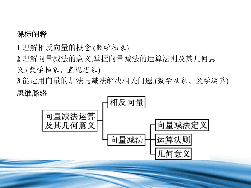 2.2.2向量的减法 课件（共30张PPT）