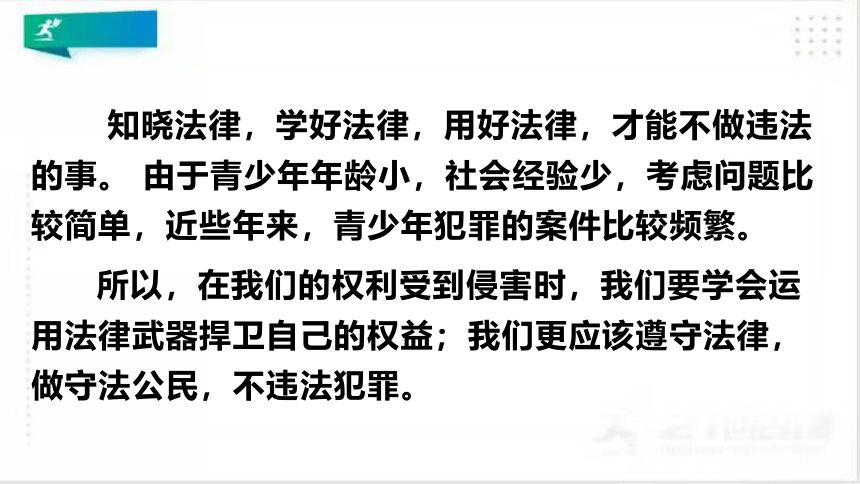 六年级道德与法治上册第九课  知法守法依法维权  第2课时课件 (共30张PPT）