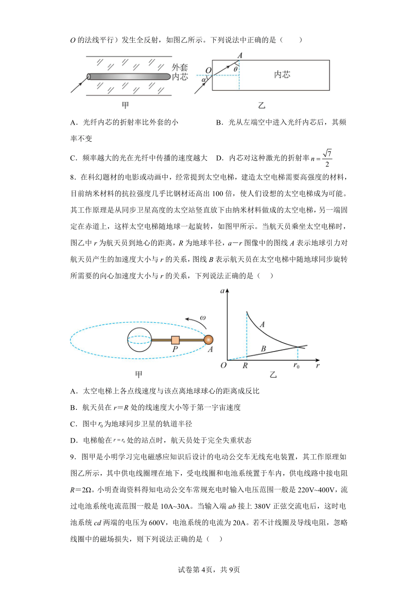 2023届湖南省常德市高三下学期模拟考试物理试题（含解析）