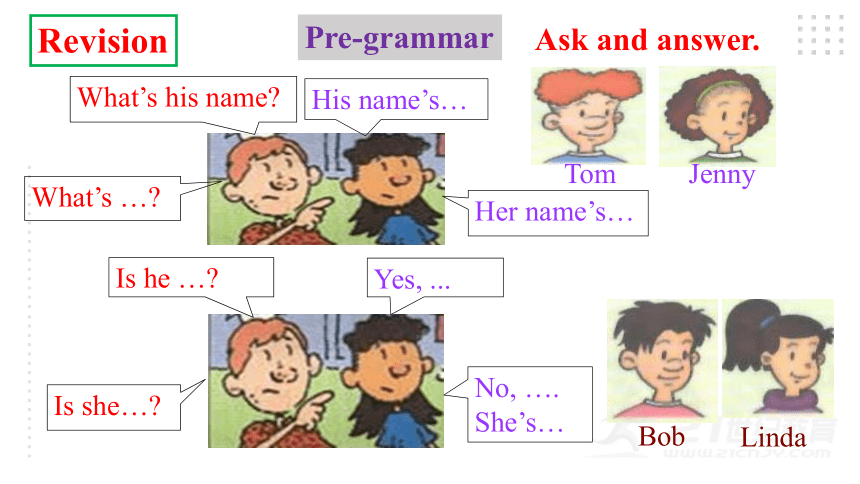 (新课标)Unit 1 My name's Gina. Section A Grammar Focus-3c语法课优质课课件(共29张PPT)