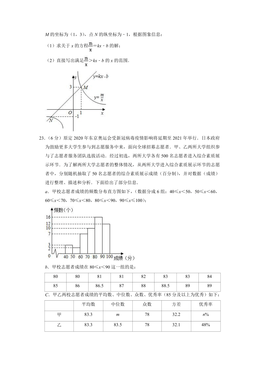 2023年北京市中考数学模拟试题（十）（含解析）