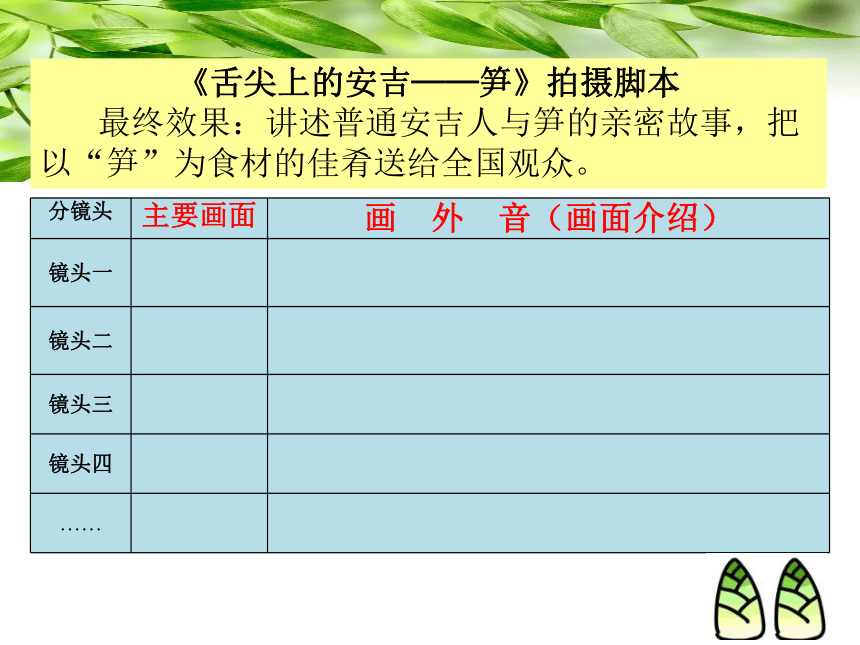 舌尖上的安吉——笋 （课件） 综合实践活动五年级上册 全国通用