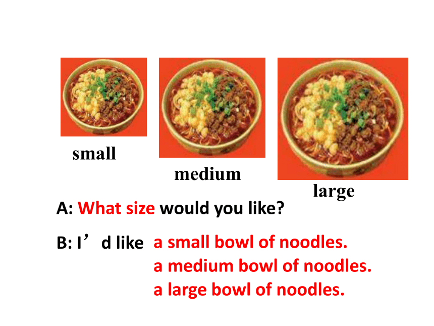 2020-2021学年人教版英语七年级下册 Unit10 I'd like some noodles. SectionA 2a-2d 课件（共29张PPT）