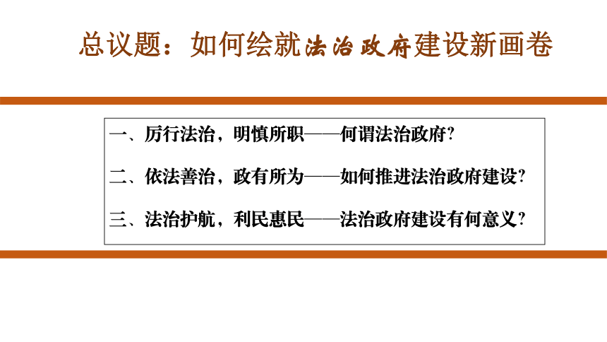 8.2法治政府 课件(共30张PPT+内嵌1个视频)-2023-2024学年高中政治统编版必修三政治与法治