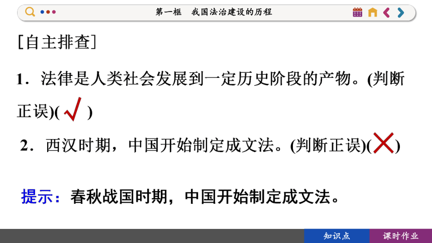 【核心素养目标】 7.1 我国法治建设的历程  课件(共118张PPT) 2023-2024学年高一政治部编版必修3