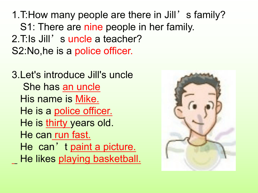 Module2 Unit 1 Jill’s family (Period 1)课件 (共11张PPT)