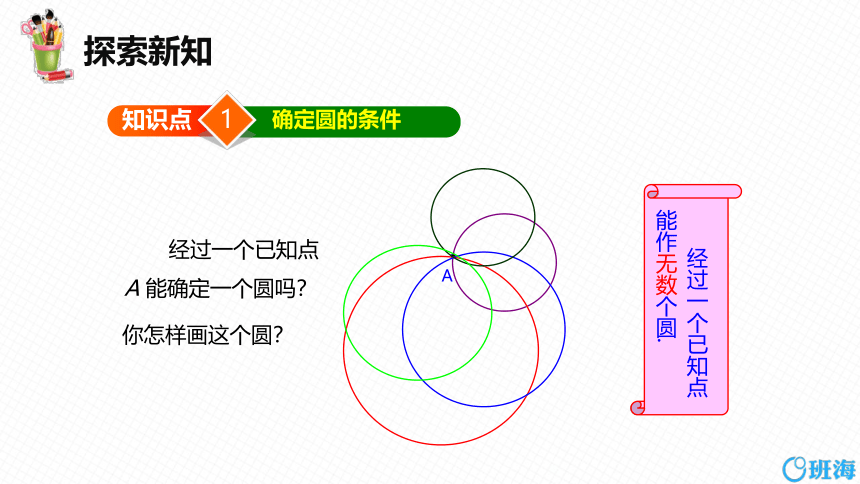 【班海精品】北师大版（新）九年级下-3.5确定圆的条件【优质课件】