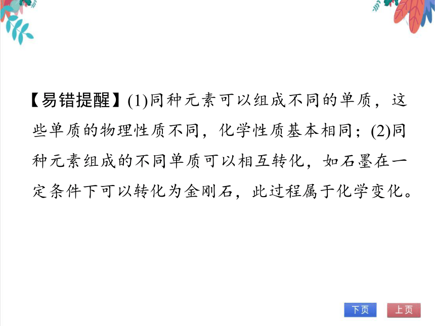 【人教版】化学九年级全一册 6.1.1 碳的单质（金刚石、石墨和C60） 习题课件