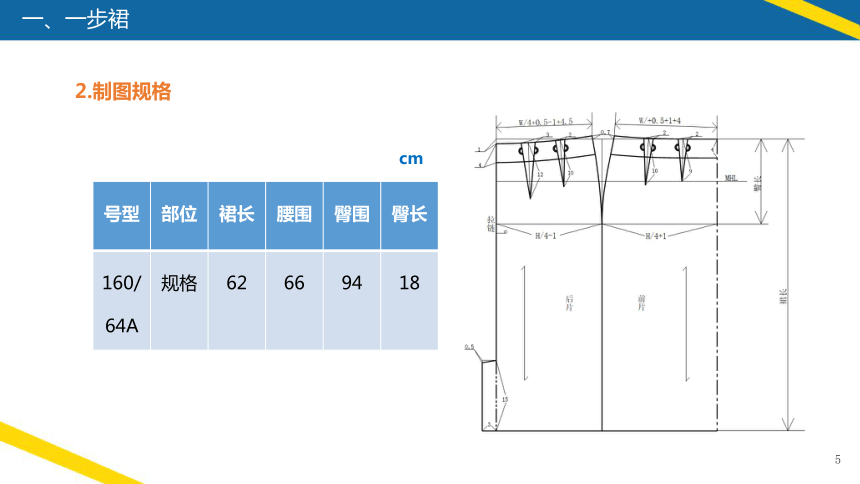 5.1直裙类 课件(共13张PPT)-《服装缝制工艺》同步教学（高教版）