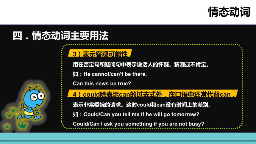 通用版小升初英语语法突破荟萃集训专题十二 情态动词课件（共20张PPT）