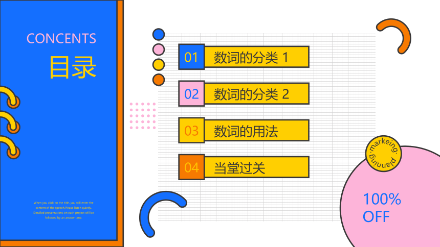 通用版小学英语小升初专题复习语法综合 数词课件