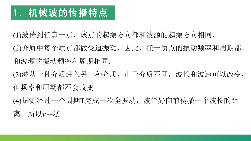 第3章 机械波 章末综合复习(课件)-2021-2022学年【扬帆起航系列】人教版(2019)高中物理课件选择性必修第一册（42张PPT）