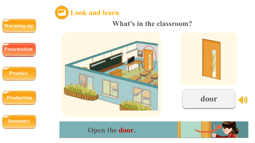 Unit 1 My classroom  Part A Let’s learn 课件（共24张PPT，内嵌素材）