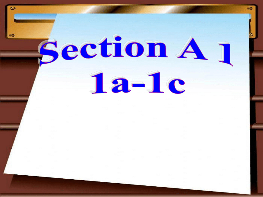 人教新目标版七年级下册 Unit 10 I’d like some noodles.Section A 1 1a-1c课件(共28张PPT，内嵌音频)