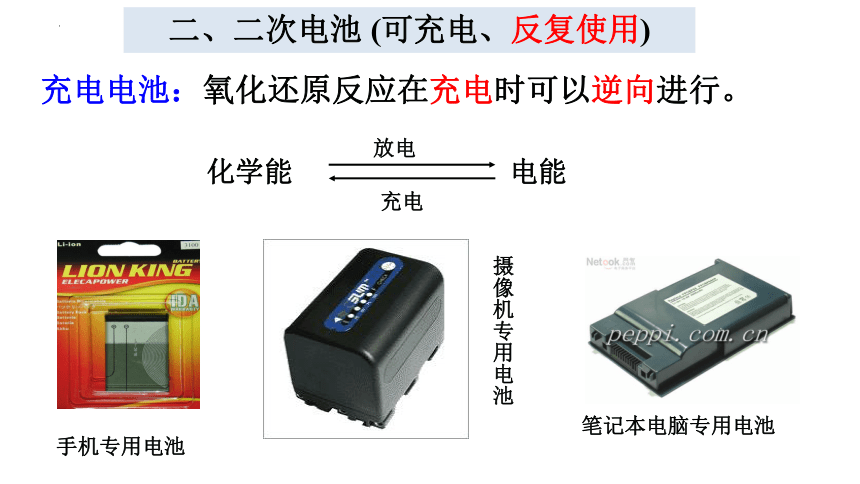 6.1.4化学电池 课件(共22张PPT)2022-2023学年高一下学期化学人教版（2019）必修第二册