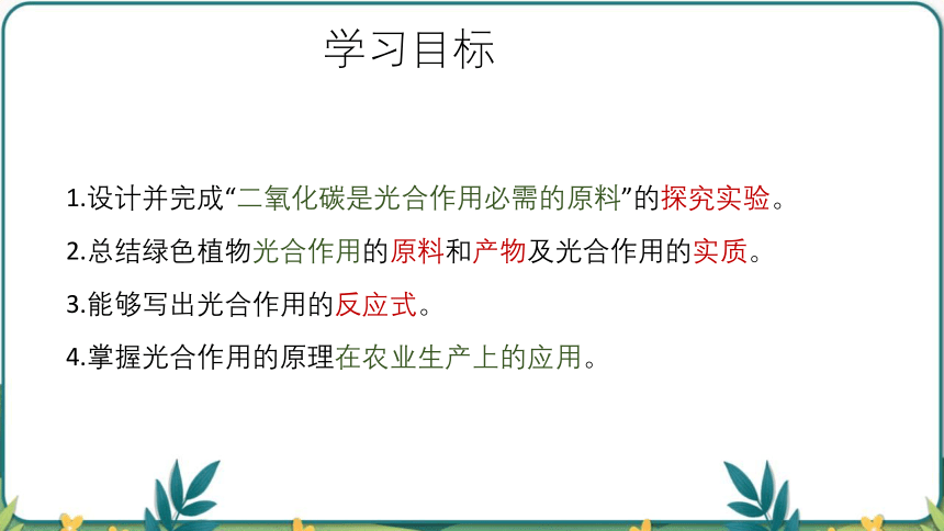 3.5.1光合作用吸收二氧化碳释放氧气课件(共45张PPT) 2022-2023学年人教版生物七年级上册