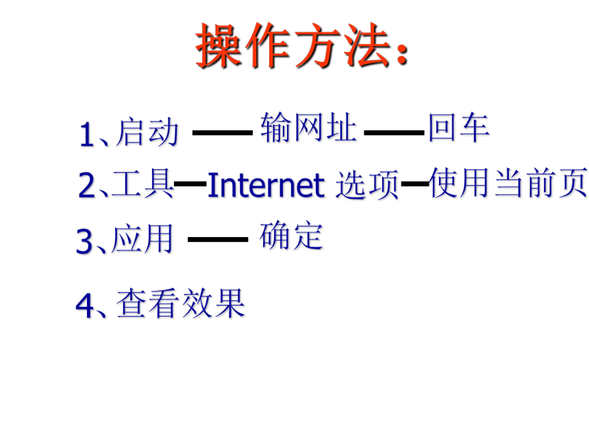 电子工业版（宁夏）四下信息技术 3.1设置IE浏览器的默认主页 课件（13ppt）