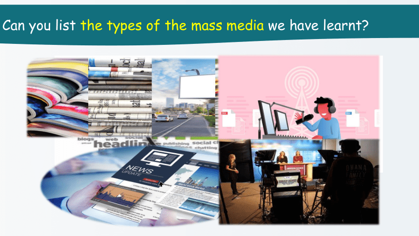 牛津译林版（2020）选择性必修 Unit 1 The Mass Media  Integrated skills课件(共34张PPT)