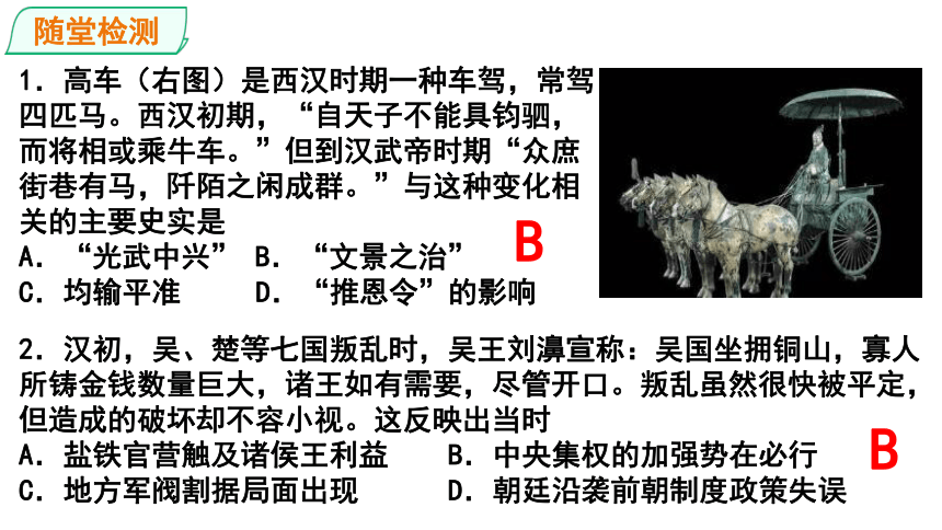 2021-2022学年纲要上册第4课 西汉和东汉——统一多民族封建国家的巩固课件（40张PPT）