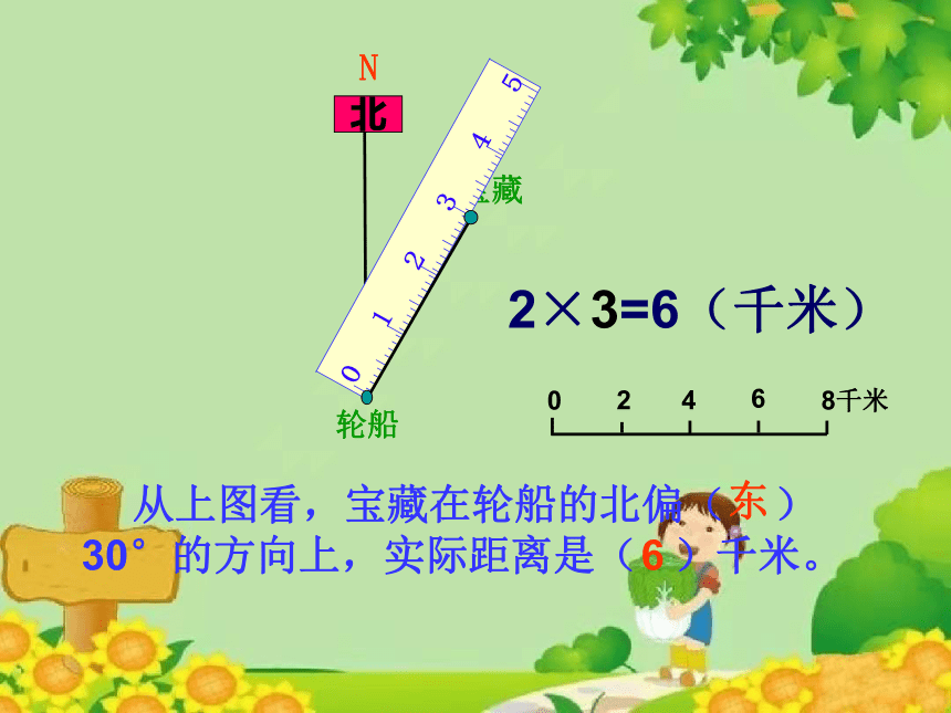 北师大版数学五年级下册 六 2. 确定位置（二） 课件(共13张PPT)