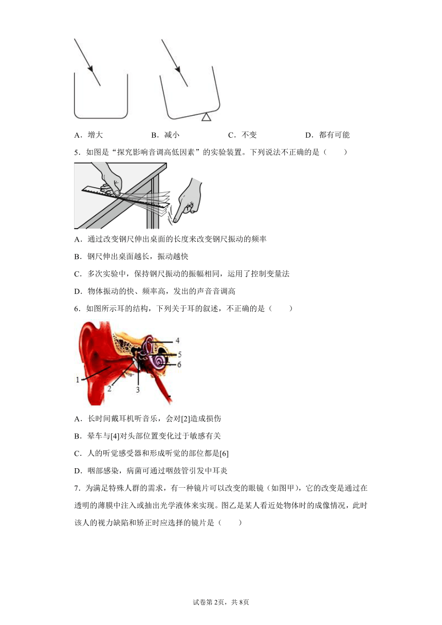 第2章 对环境的察觉 综合练习（含解析）