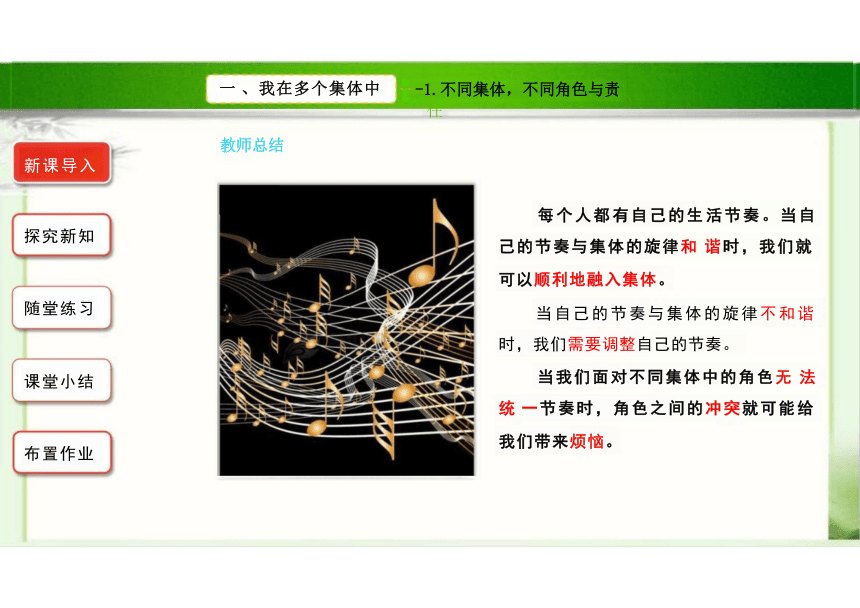 7.2 节奏与旋律 课件(共23张PPT)-2023-2024学年统编版道德与法治七年级下册