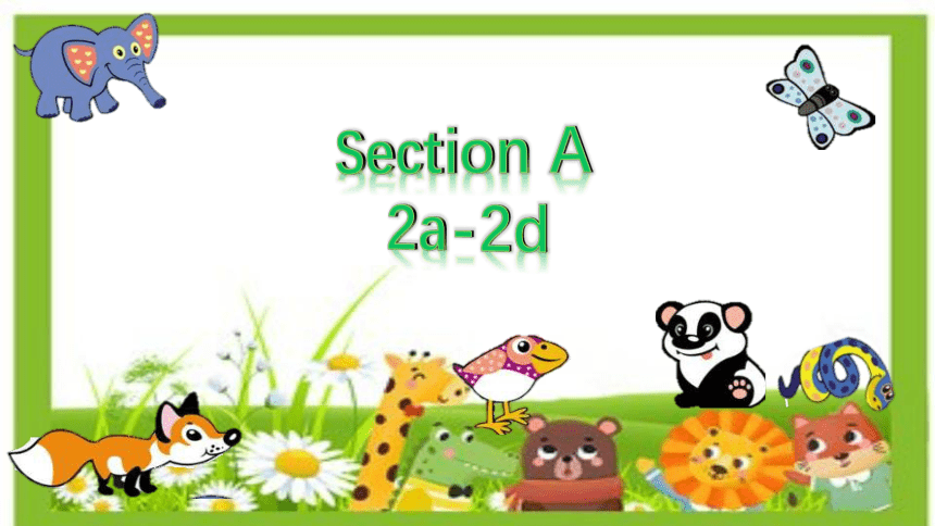 （新课标）Unit 5 Section A 2a-2d 课件 + 内嵌音频 （新目标英语七下Unit 5 Why do you like pandas?）