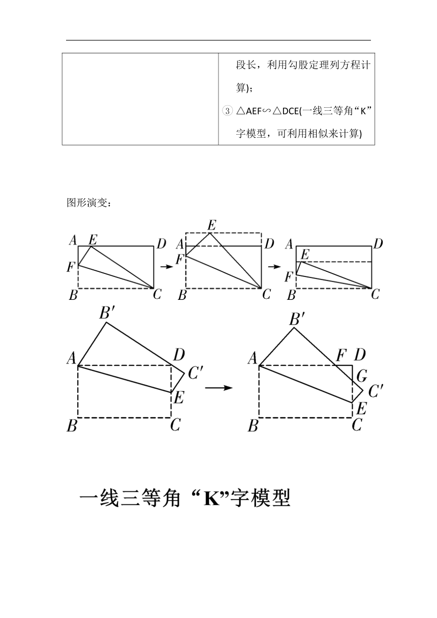 北京版九年级数学下册 对称性质在折叠问题中的应用 教学设计